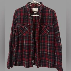 Denim and Flower Flannel